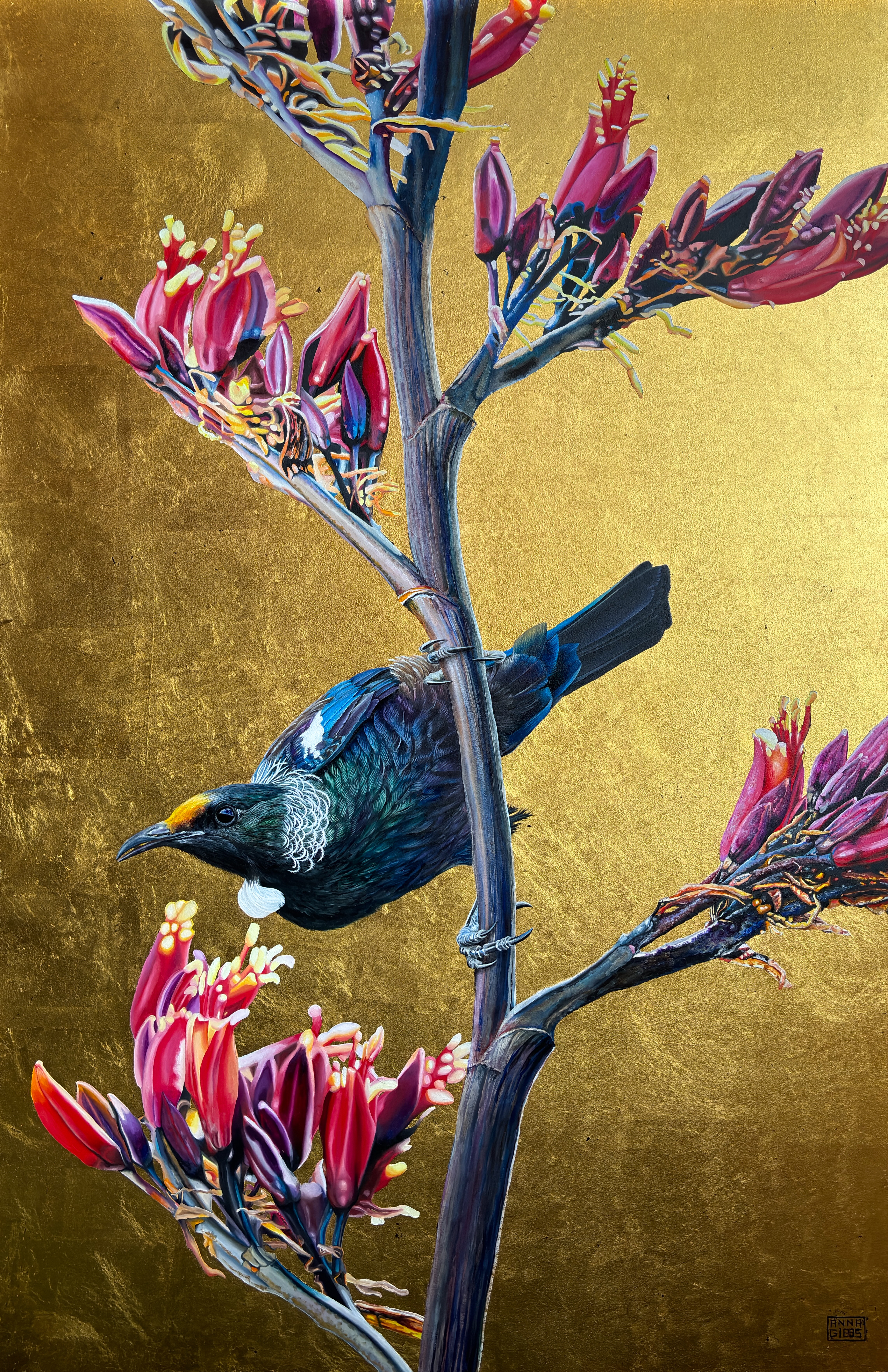 Tūī's Song Amidst the Flax (1)